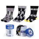 Pack 3 Calcetines en Lata Star Wars Hombre