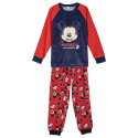 Pijama Manga Larga Coralina Mickey Mouse Bordado Niño