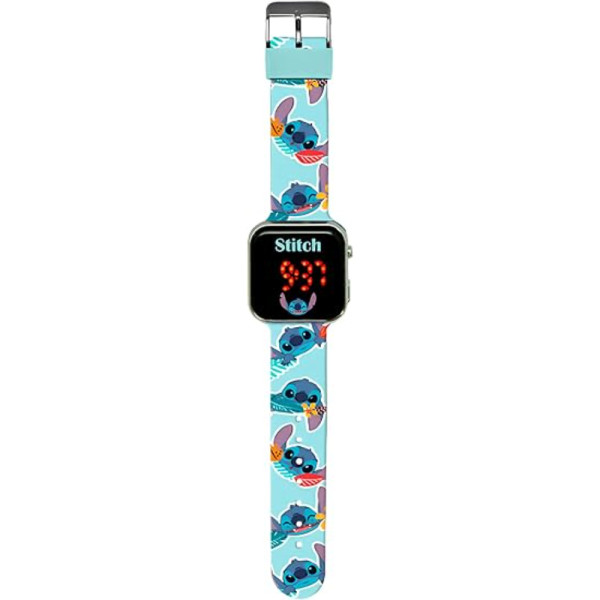 Reloj de Pulsera Led Stitch Happy Junior