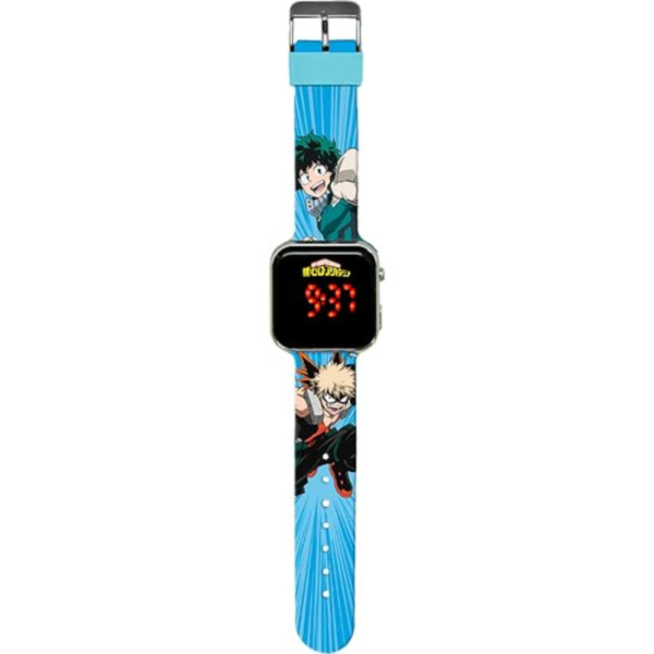 Reloj de Pulsera Led My Hero Academia Azul Junior
