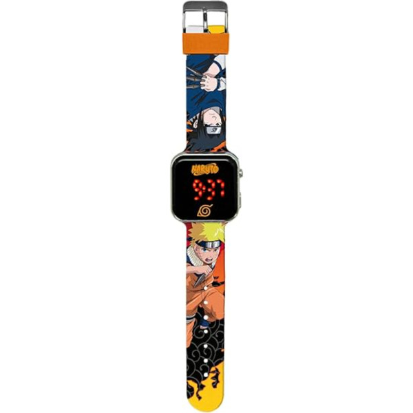 Reloj de Pulsera Led Naruto Naranja Junior