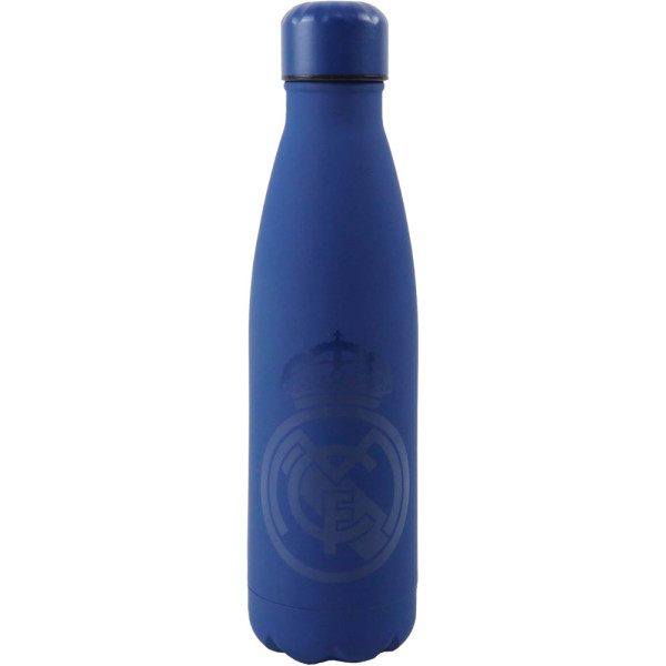 Botella de Acero Inoxidable Real Madrid Azul Rubberizada 550 ML