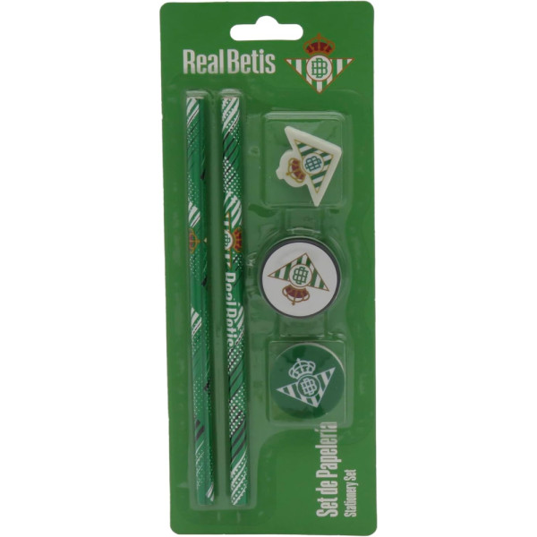 Set de Papelería Real Betis Verde 5 Piezas