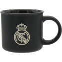 Taza de Cerámica Real Madrid Jumbo Negra 430 ML