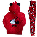 Pijama Manga Larga Coralina Minnie Mouse Nope! Rojo Mujer 