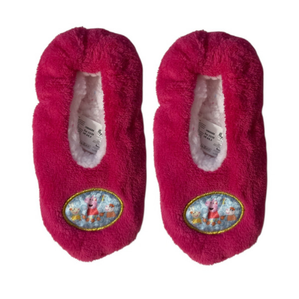 Pantuflas Ajustables Peppa Pig Fucsia Niña