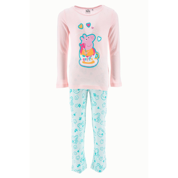 Pijama Manga Larga Peppa Pig Sweet Adventure Rosa Niña