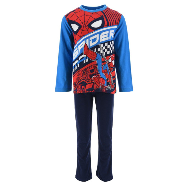 Pijama Manga Larga Spiderman Race Azul Niño