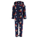 Pijama Dormilón Manga Larga Minnie Mouse Lazo Azul Marino Niña