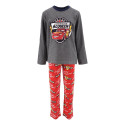 Pijama Manga Larga Cars Piston Cup Gris Niño