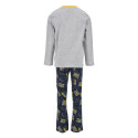Pijama Manga Larga Minions Old Skool Gamer Gris Niño