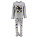 Pijama Manga Larga Batman Signal Gris Niño