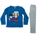 Pijama Manga Larga Dragon Ball Goten Azul y Gris Niño