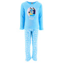 Pijama Manga Larga Coralina Bluey Lunares Azul Niña
