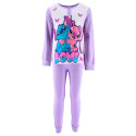 Pijama Manga Larga Stitch Love Morado Niña