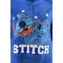 Pijama Manga Larga Coralina Stitch Happy Azul Mujer