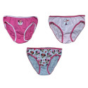 Pack Tres Braguitas Minnie Mouse Varios Colores Niña