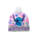 Gorro con Pompón Stitch Angry Gris Niña