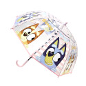Paraguas Rosa y Transparente Bluey Niña