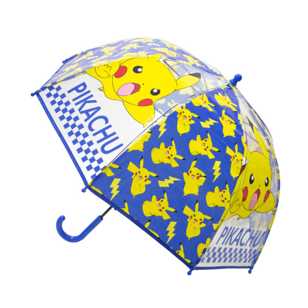 Paraguas Azul y Transparente Pokémon Pikachu Niño