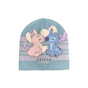 Gorro a Rayas Stitch Angel Azul Claro Niña