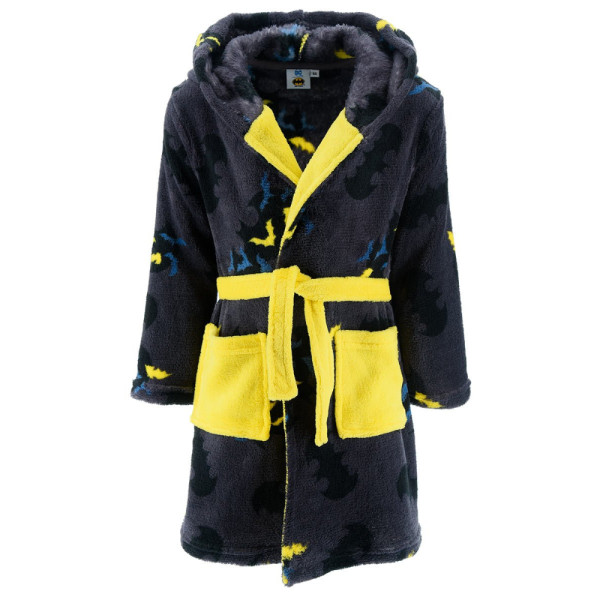 Bata Coralina Batman Symbols Gris Oscuro Niño