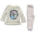 Pijama Manga Larga Coralina Bluey Best Buddies Blanco y Rosa Niña