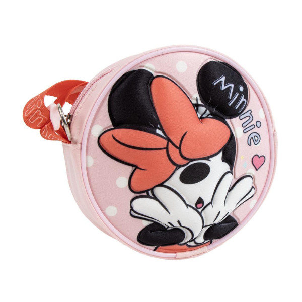 Bolso Bandolera Redondo 3D Minnie Mouse