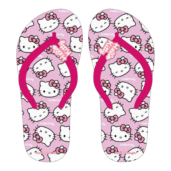 Chanclas Flip Flop Premium Hello Kitty Rosa Niña
