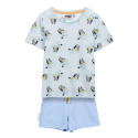Pijama Manga Corta Bluey Azul Claro Jump Niño