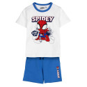 Pijama Manga Corta Spidey Azul y Blanco Niño