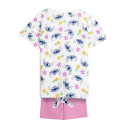 Pijama Manga Corta Stitch Pineapples Niña