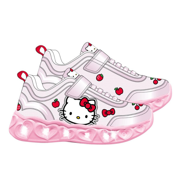 Zapatillas Deportivas Suela Ligera Eva con Luces Hello Kitty