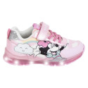 Zapatillas Deportivas Suela TPR con Luces Minnie Mouse Rainbow
