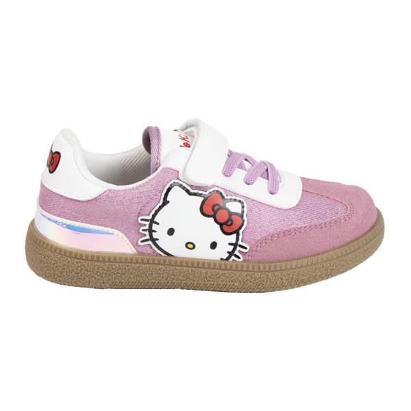 Zapatillas Deportivas Suela TPR Marrón Hello Kitty Rosa