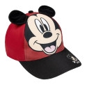 Gorra 3D Mickey Mouse Roja y Negra Niño