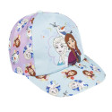 Gorra Frozen Azul Claro y Lila Niña
