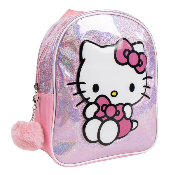 Mochila Infantil Tiempo Libre Hello Kitty Purpurina