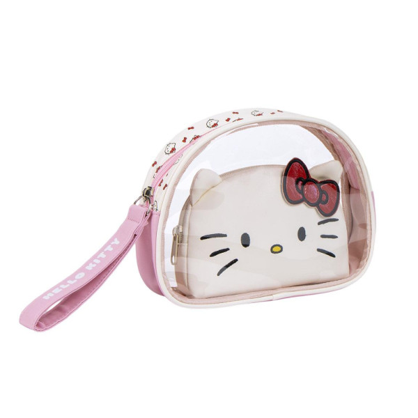 Neceser Aseo Viaje Hello Kitty Doble