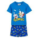 Pijama Manga Corta Sonic Fast Azul Niño