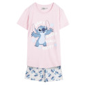 Pijama Manga Corta Stitch Don´t Worry Beach Happy Niña