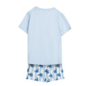 Pijama Manga Corta Stitch Make Some Waves Azul Niña