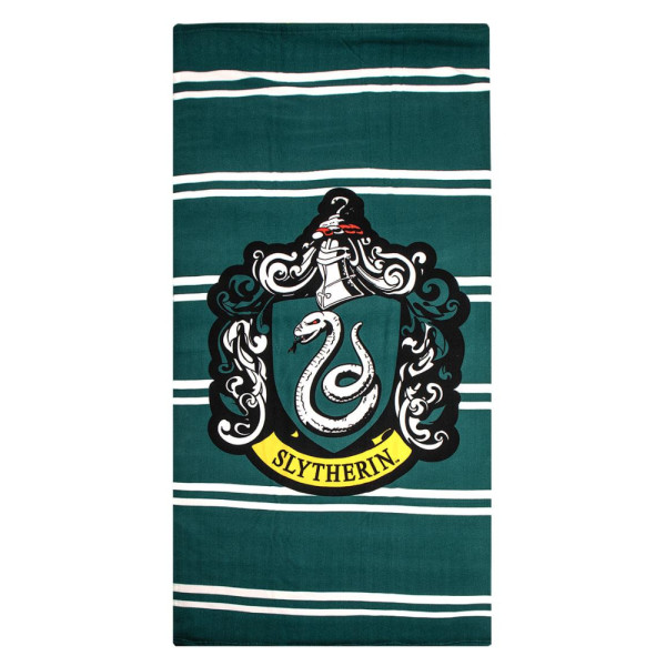 Toalla de Microfibra Harry Potter Slytherin Rayas 180x90