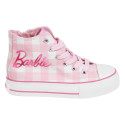 Zapatillas Altas de Loneta con Suela TPR Barbie Rosa