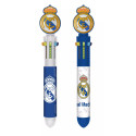 Bolígrafo con Escudo 3D Real Madrid Seis Colores