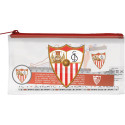 Estuche Portatodo Transparente con Material Sevilla FC
