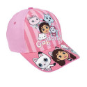 Gorra La Casa de Muñecas de Gabby Rosa a Rayas Niña