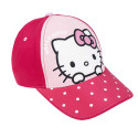 Gorra Hello Kitty Fucsia a Lunares Niña