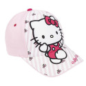 Gorra Hello Kitty Rosa a Rayas Niña