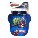 Set Gorra y Gafas Avengers Azul Niño